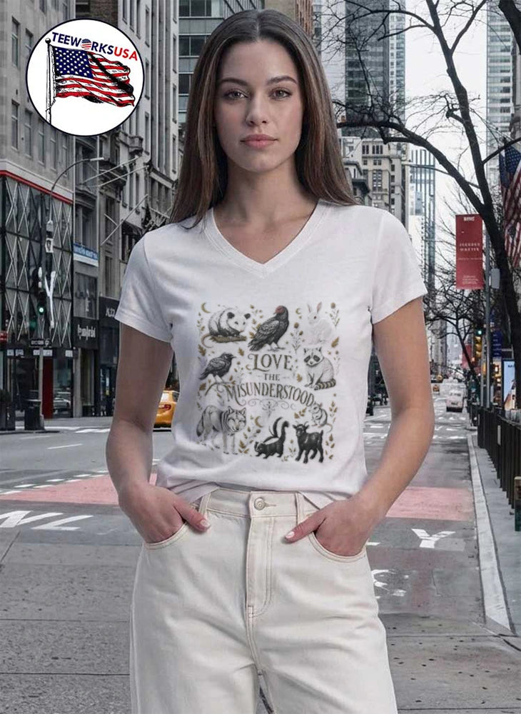 Love the Misunderstood Woodland Creatures - Adult & Kids T-Shirts, Sweatshirts & Hoodies apparel design preview 7