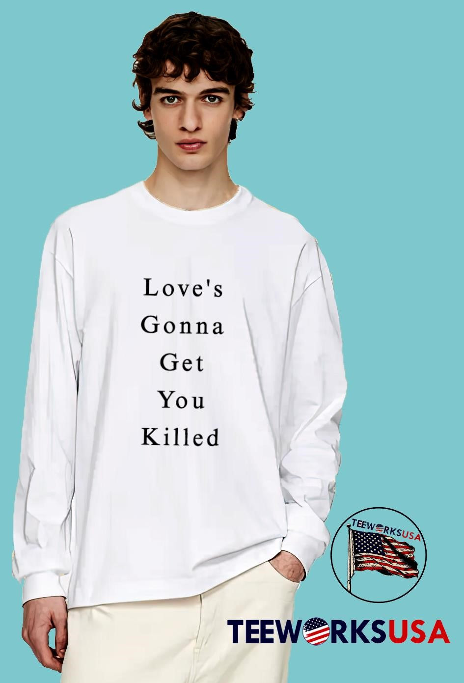 Love's Gonna Get You Killed - Adult & Kids T-Shirts, Sweatshirts & Hoodies apparel design preview 4