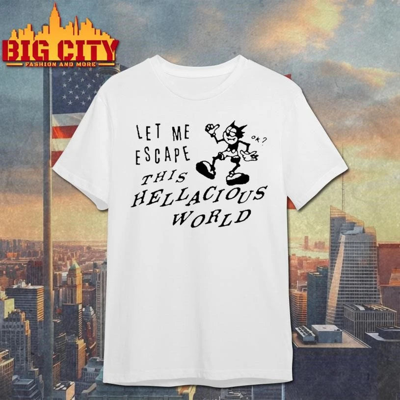 Low Level Let Me Escape This Hellacious World Tour - Adult & Kids T-Shirts, Sweatshirts & Hoodies apparel design preview 1