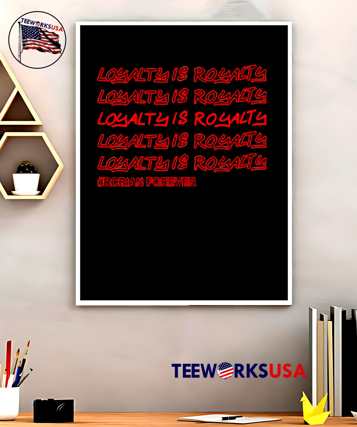 Loyalty Is Royalty Rcbians Forever - Adult & Kids T-Shirts, Sweatshirts & Hoodies apparel design preview 5