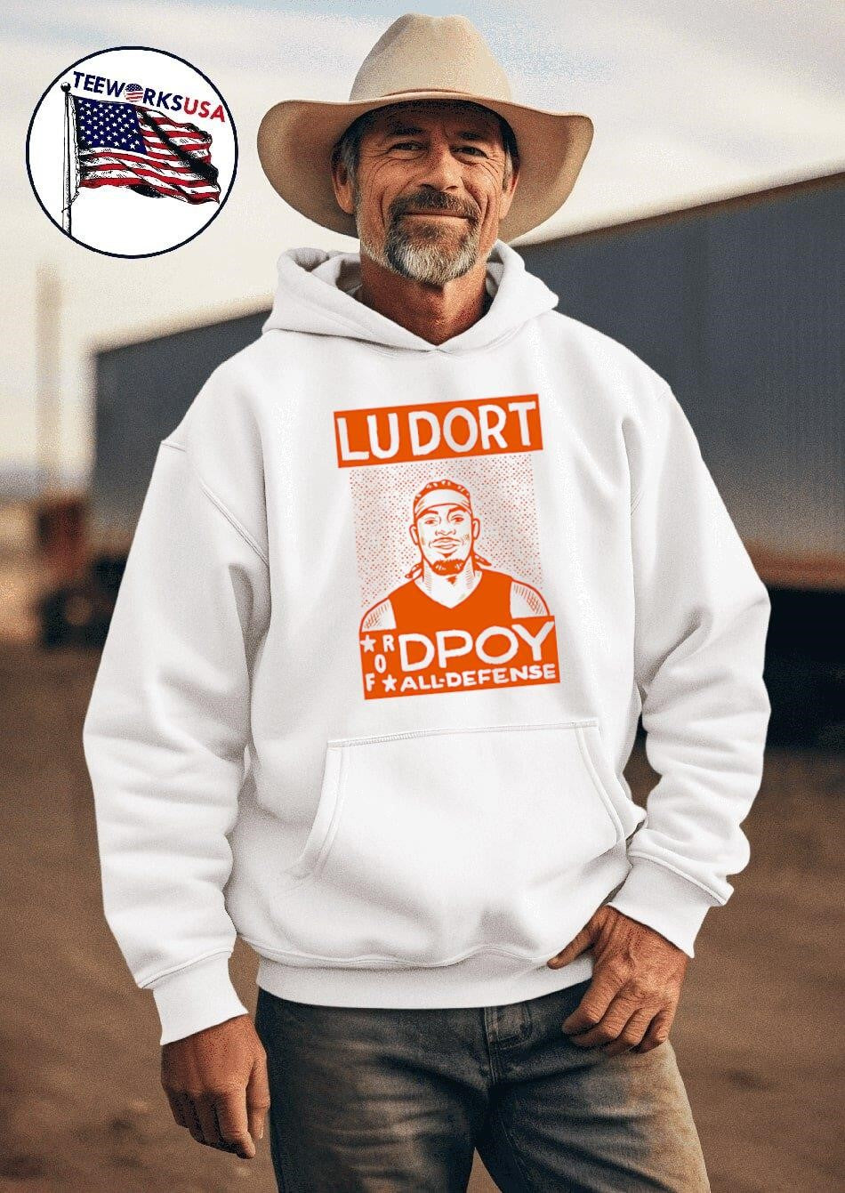 Lu Dort For Dpoy All Defense - Adult & Kids T-Shirts, Sweatshirts & Hoodies apparel design preview 2