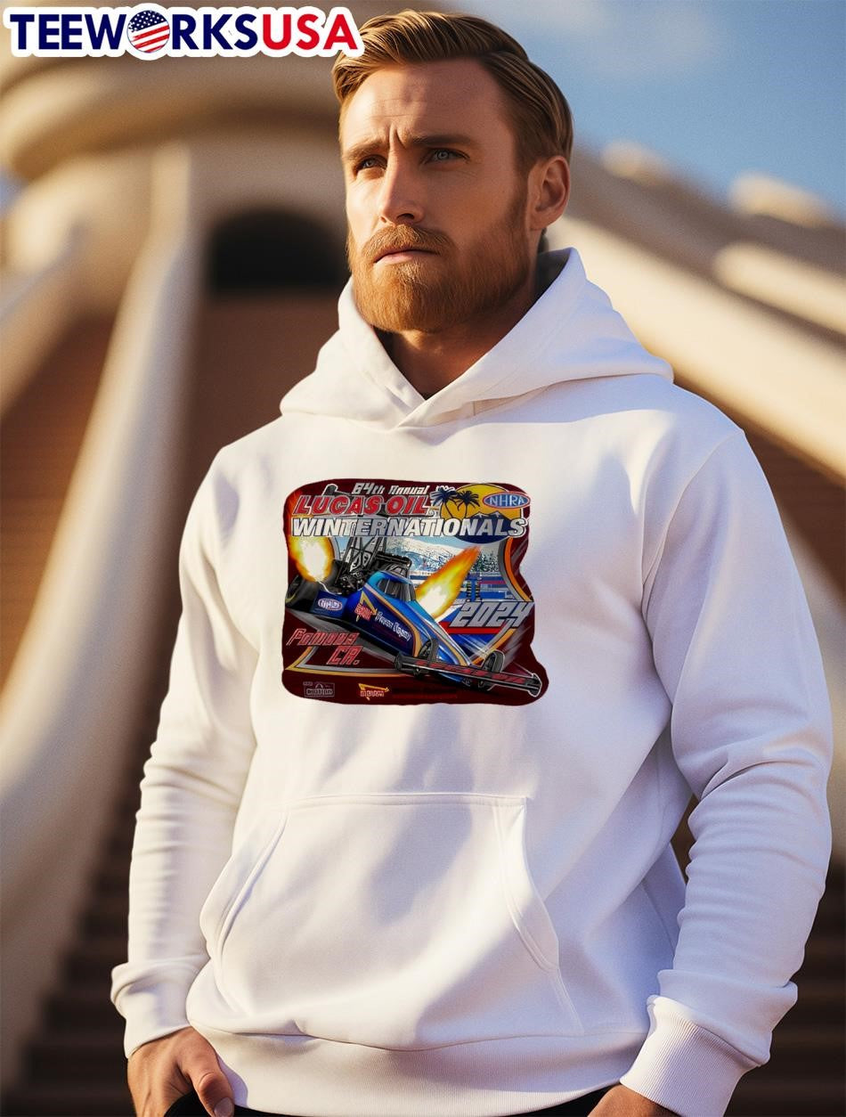 Lucas Oil NHRA Winternationals Event 2024 - Adult & Kids T-Shirts, Sweatshirts & Hoodies apparel design preview 2