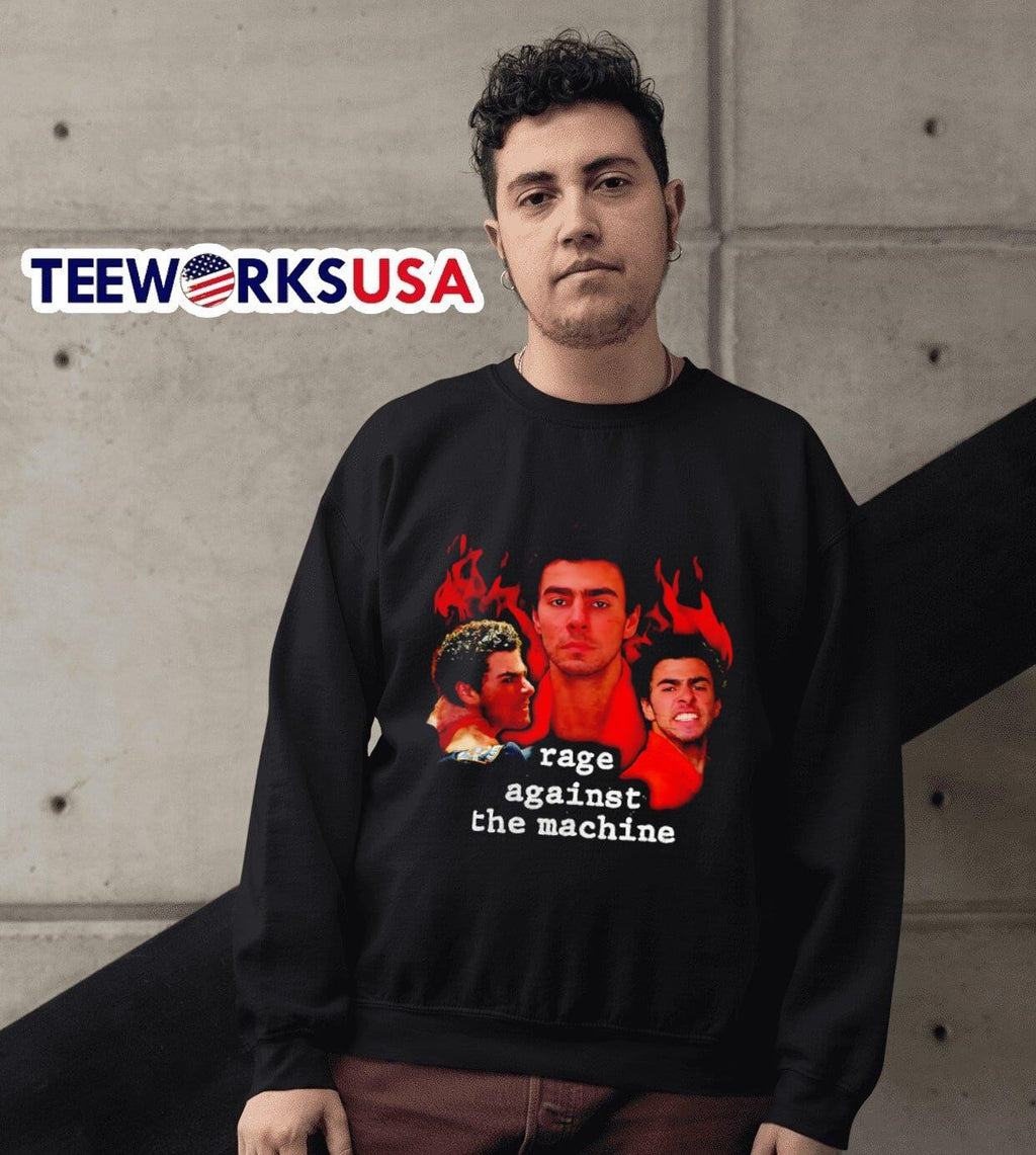Luigi Rage against the machine - Adult & Kids T-Shirts, Sweatshirts & Hoodies apparel design preview 6