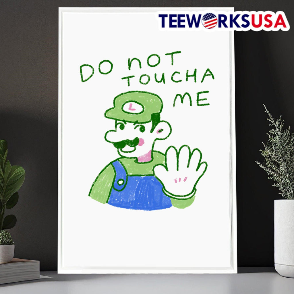 Luigi do not toucha me - Adult & Kids T-Shirts, Sweatshirts & Hoodies apparel design preview 6