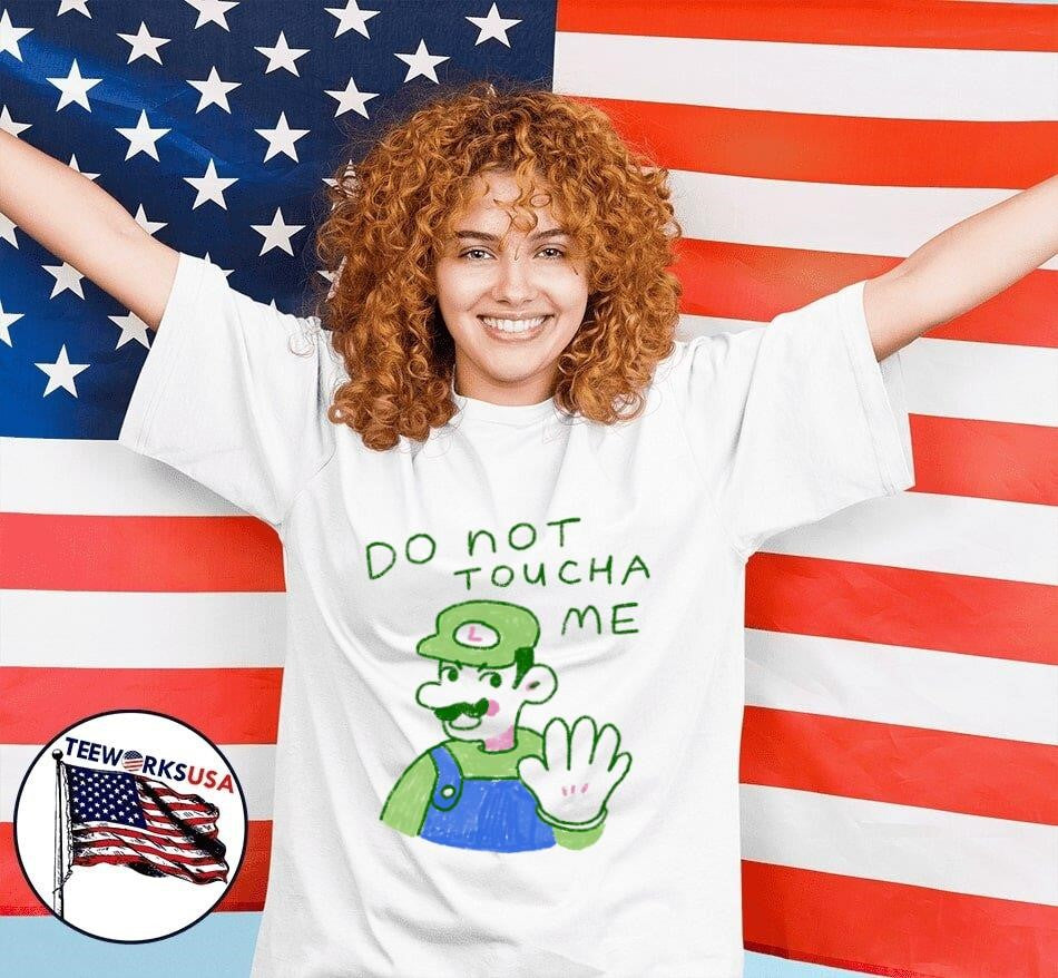 Luigi do not toucha me - Adult & Kids T-Shirts, Sweatshirts & Hoodies apparel design preview 7