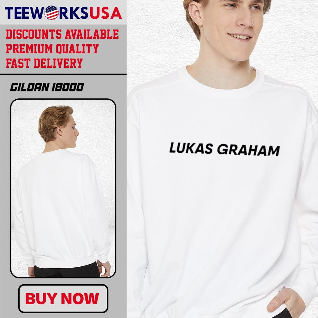 Lukas Graham No Audience Show simple design - Adult & Kids T-Shirts, Sweatshirts & Hoodies apparel design preview 3
