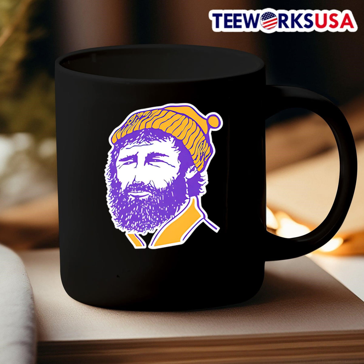 Lumberjack cartoon face - Adult & Kids T-Shirts, Sweatshirts & Hoodies apparel design preview 3