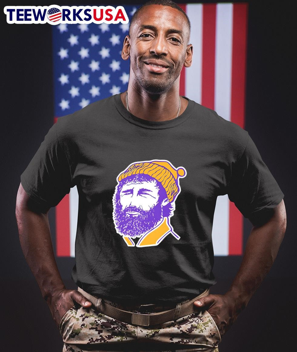 Lumberjack cartoon face - Adult & Kids T-Shirts, Sweatshirts & Hoodies apparel design preview 1
