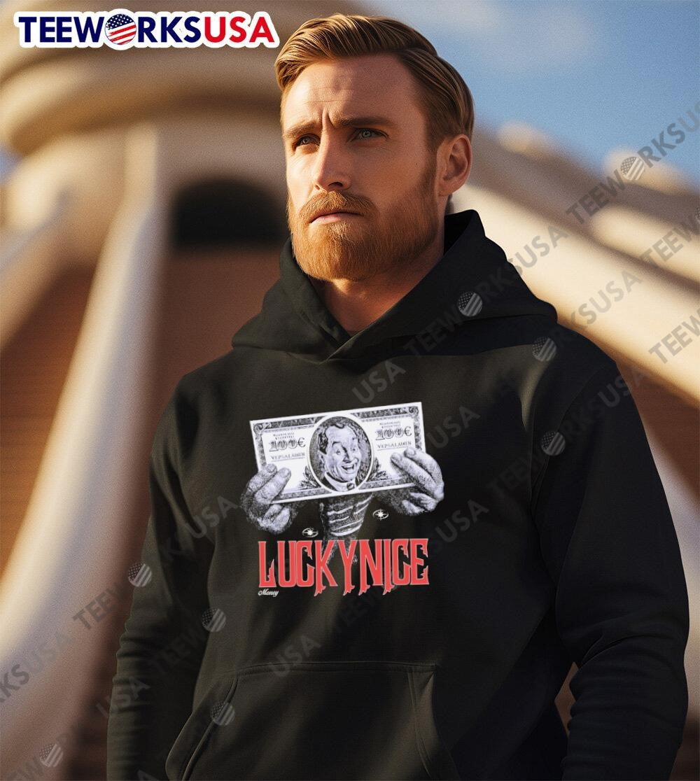 Lyckynice money funny retro - Adult & Kids T-Shirts, Sweatshirts & Hoodies apparel design preview 2
