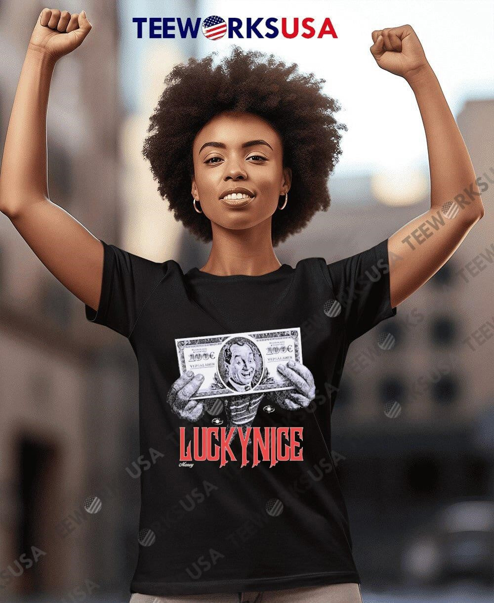Lyckynice money funny retro - Adult & Kids T-Shirts, Sweatshirts & Hoodies apparel design preview 4