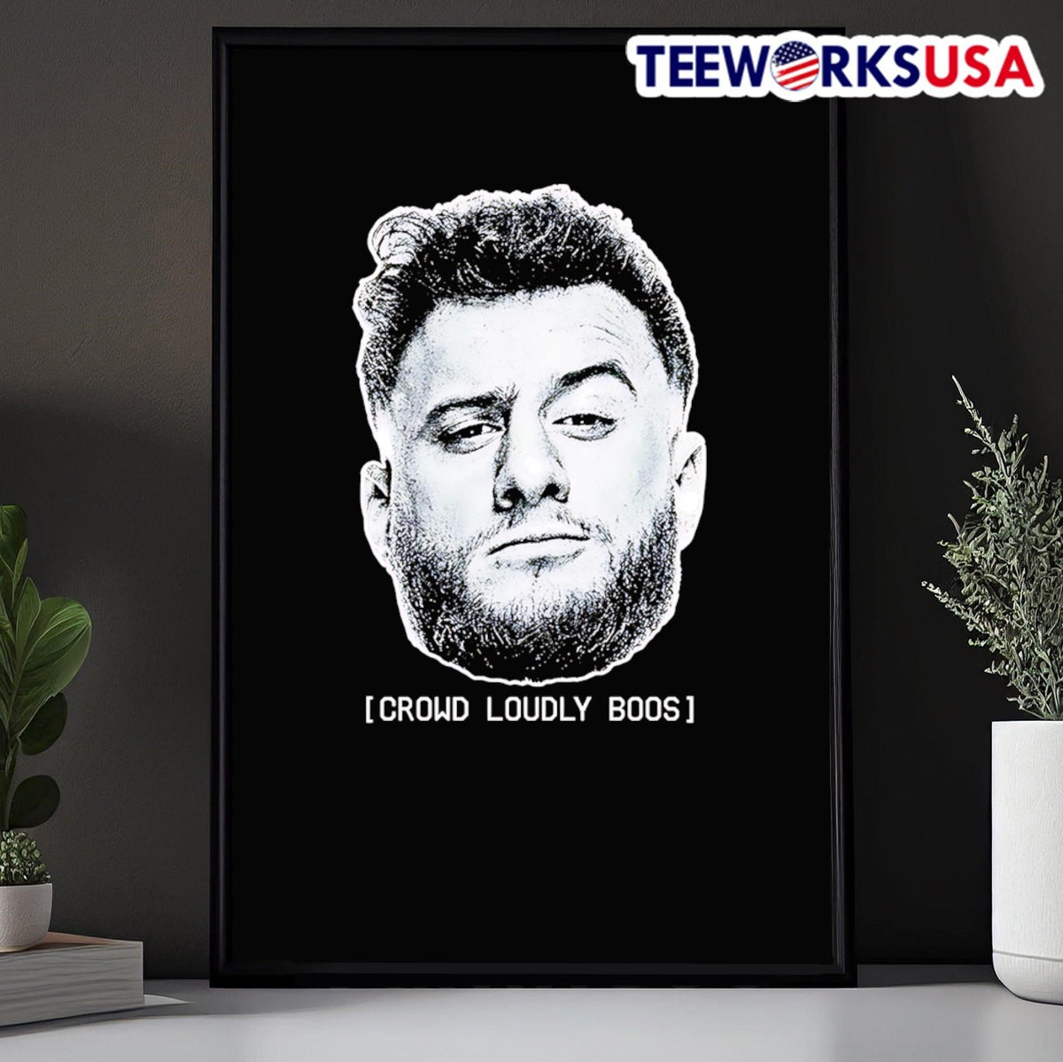 MJF crowd loudly boos - Adult & Kids T-Shirts, Sweatshirts & Hoodies apparel design preview 5