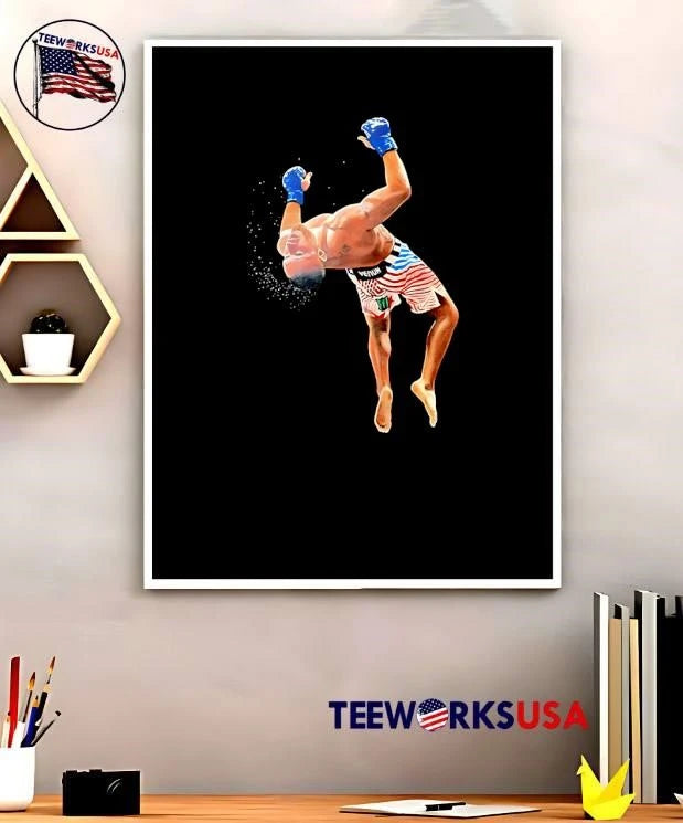 MMA Fighter Performing Backflip Venum - Adult & Kids T-Shirts, Sweatshirts & Hoodies apparel design preview 5