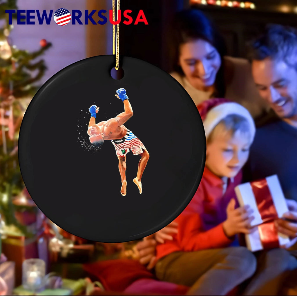 MMA Fighter Performing Backflip Venum - Adult & Kids T-Shirts, Sweatshirts & Hoodies apparel design preview 4