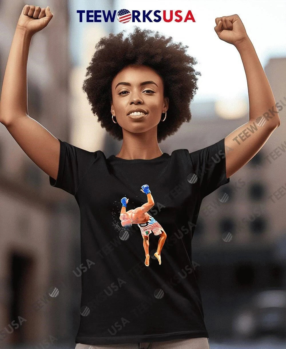 MMA Fighter Performing Backflip Venum - Adult & Kids T-Shirts, Sweatshirts & Hoodies apparel design preview 7