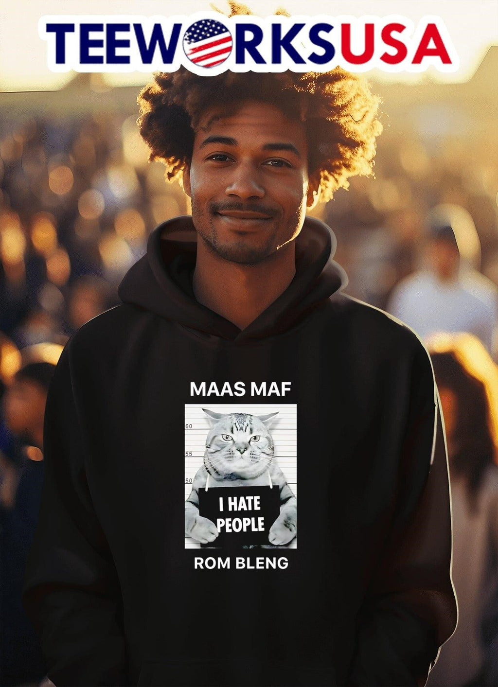 Maas Maf Rom Bleng - Adult & Kids T-Shirts, Sweatshirts & Hoodies apparel design preview 2
