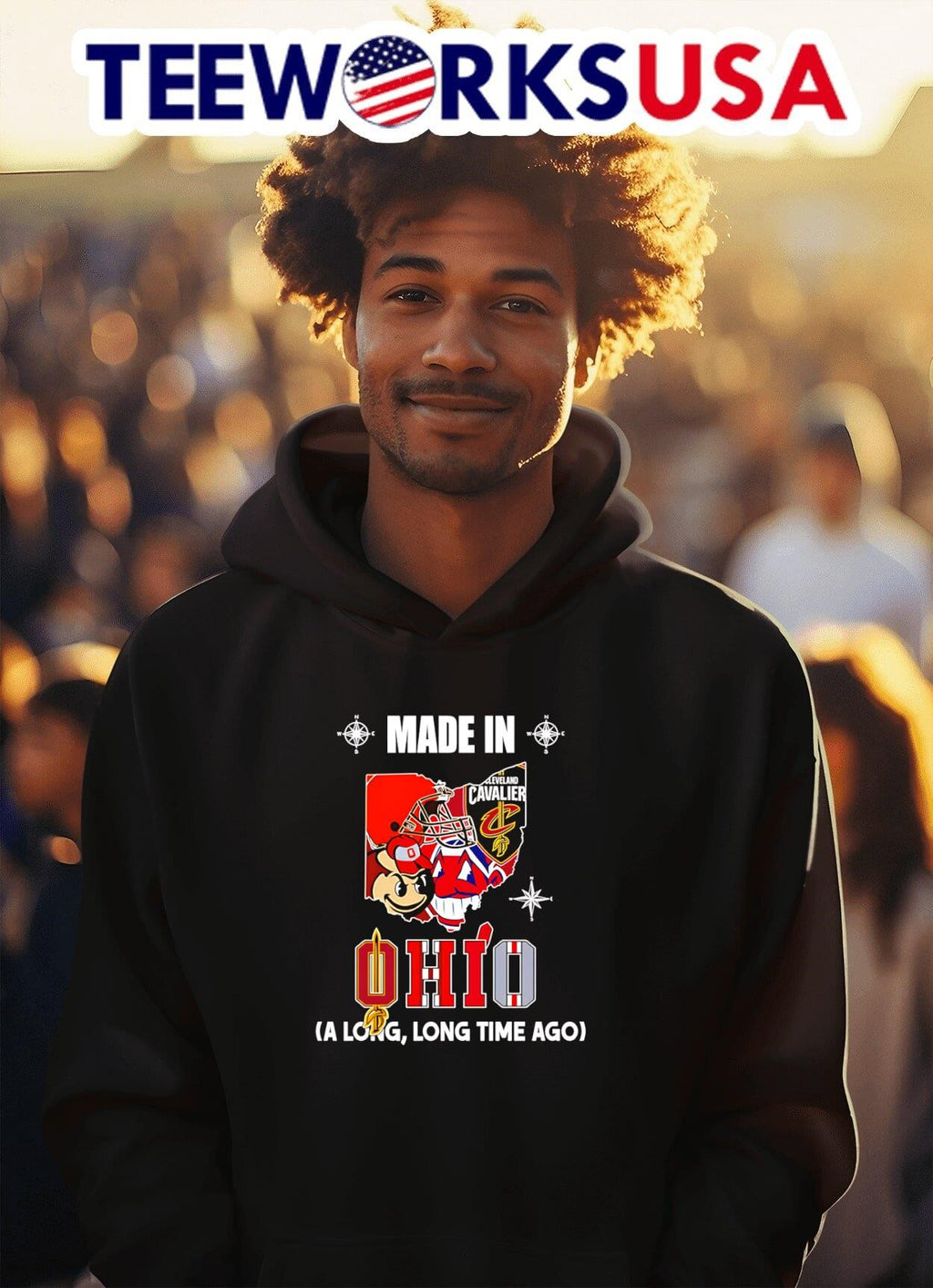 Made in Ohio a long time ago - Adult & Kids T-Shirts, Sweatshirts & Hoodies apparel design preview 2