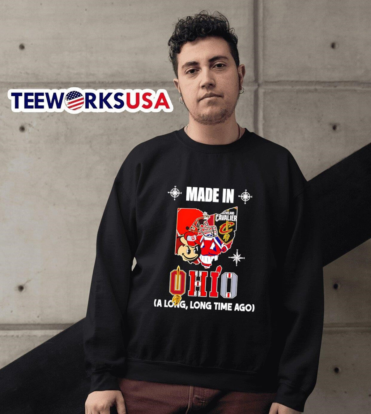 Made in Ohio a long time ago - Adult & Kids T-Shirts, Sweatshirts & Hoodies apparel design preview 6