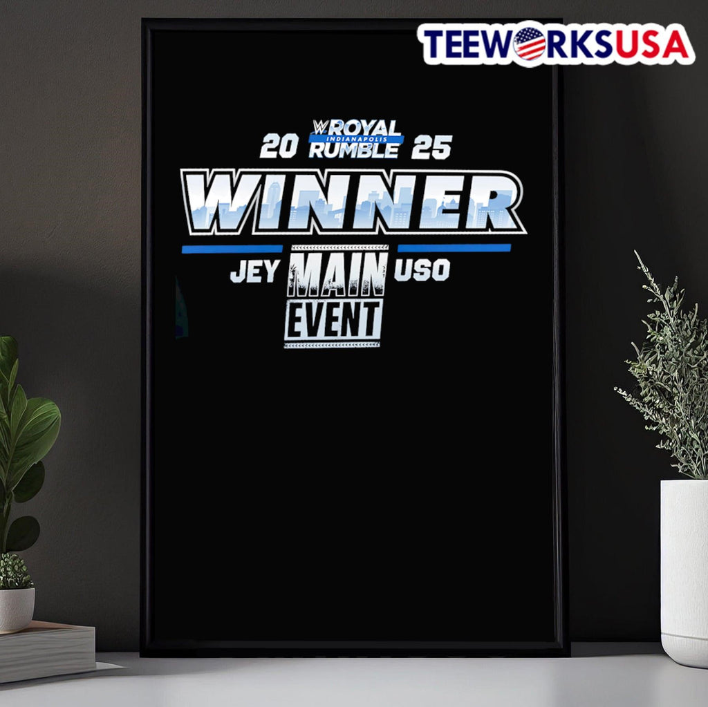 Main event Jey Uso Royal Rumble 2025 Winner - Adult & Kids T-Shirts, Sweatshirts & Hoodies apparel design preview 5