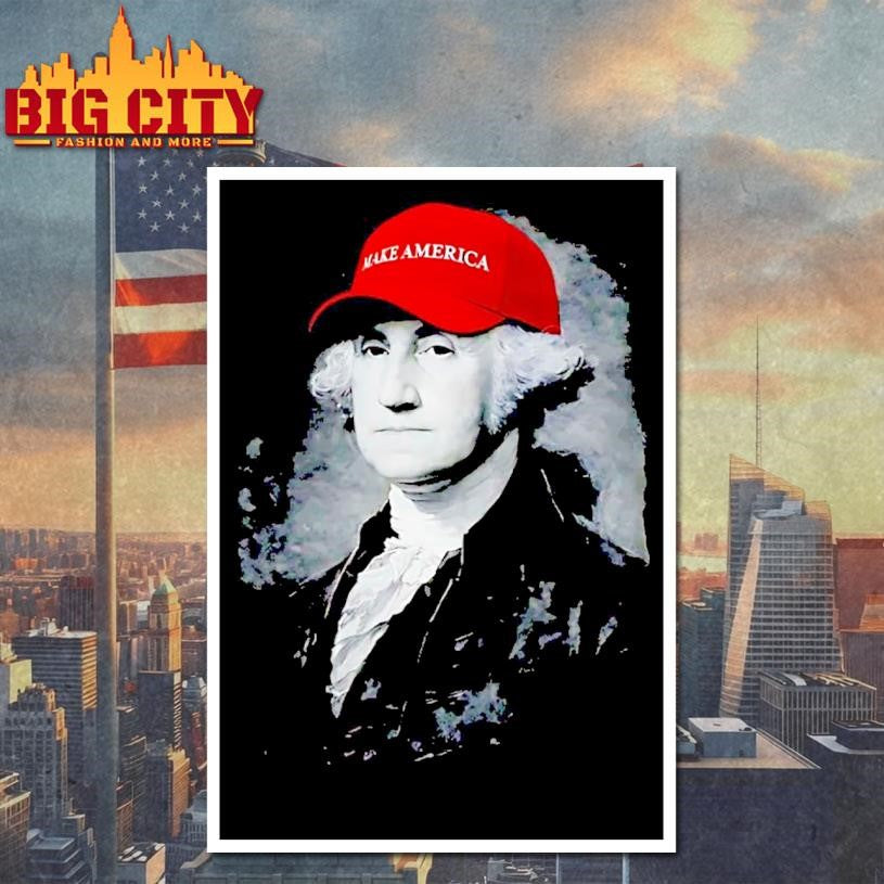 Make America George Washington - Adult & Kids T-Shirts, Sweatshirts & Hoodies apparel design preview 4