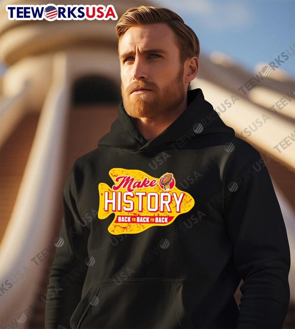 Make History back to - Adult & Kids T-Shirts, Sweatshirts & Hoodies apparel design preview 2