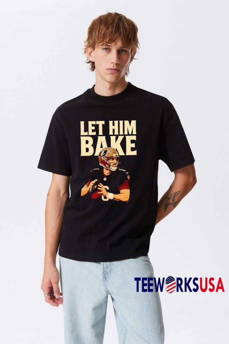 Maker Bayfield Let Him Bake football - Adult & Kids T-Shirts, Sweatshirts & Hoodies apparel design preview 3