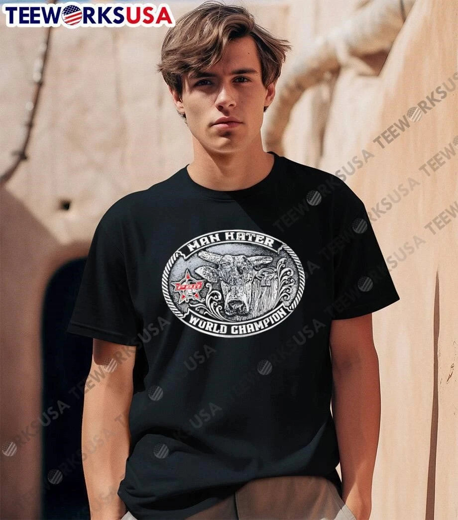 Man Hater PBR Emblem Belt Buckle logo - Adult & Kids T-Shirts, Sweatshirts & Hoodies apparel design preview 1