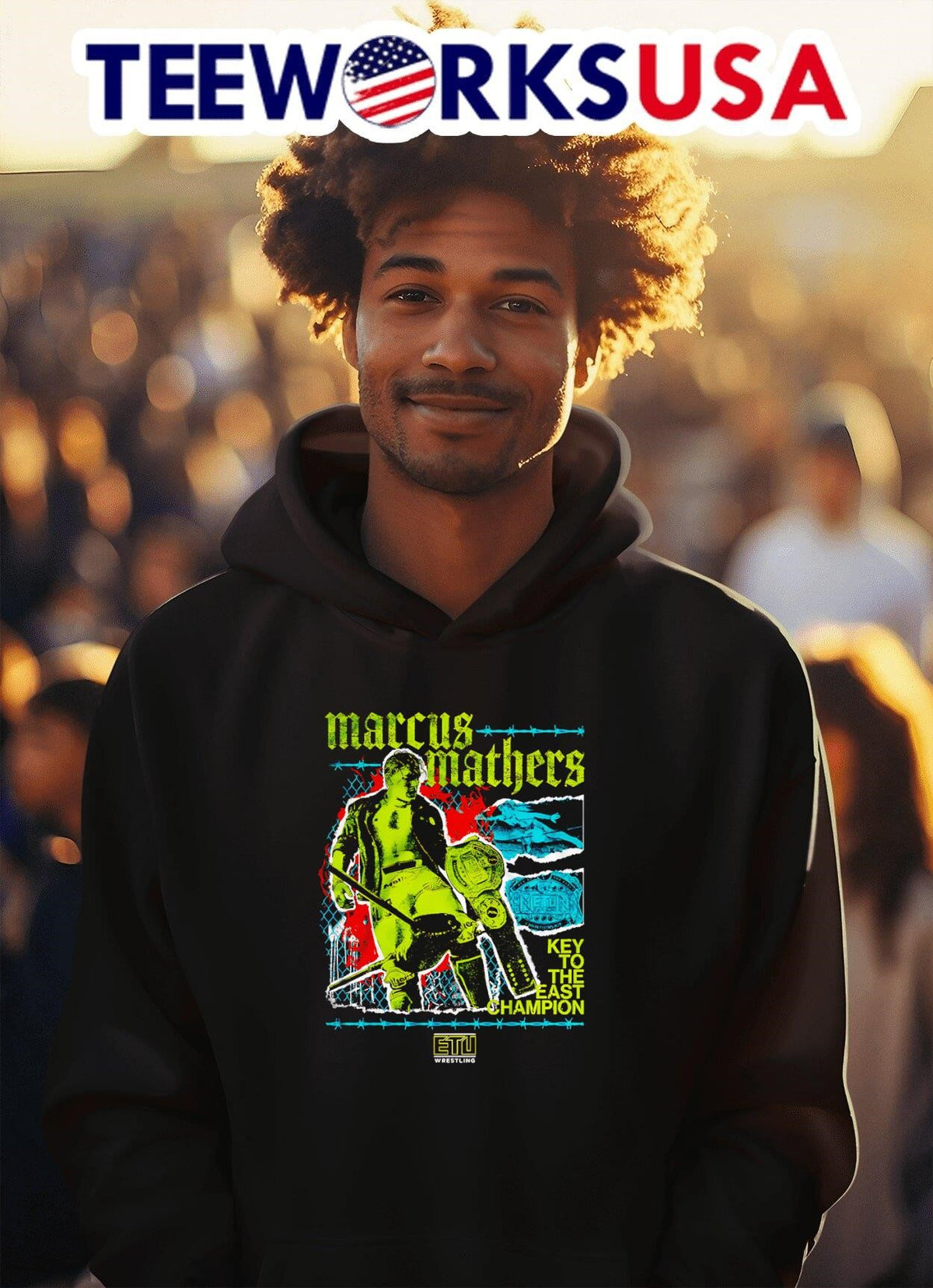 Marcus Mathers key to the East Champion - Adult & Kids T-Shirts, Sweatshirts & Hoodies apparel design preview 2