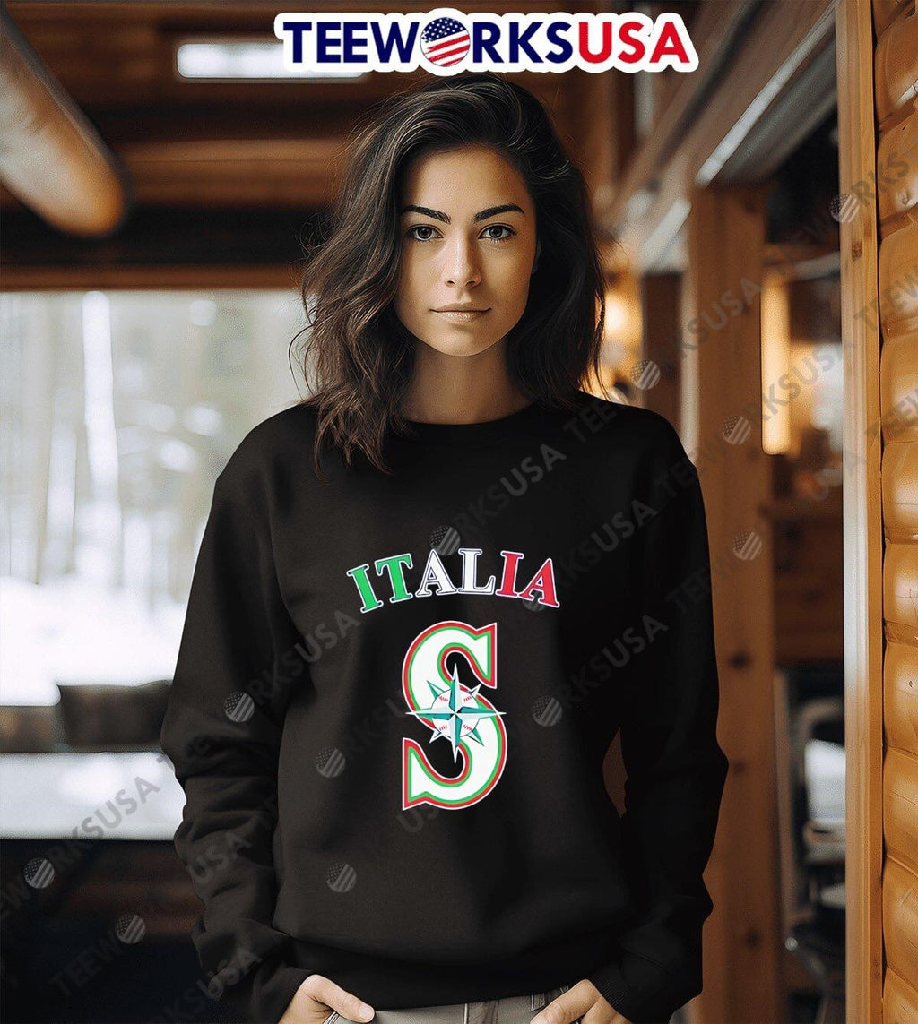Mariners italian heritage celebration - Adult & Kids T-Shirts, Sweatshirts & Hoodies apparel design preview 6