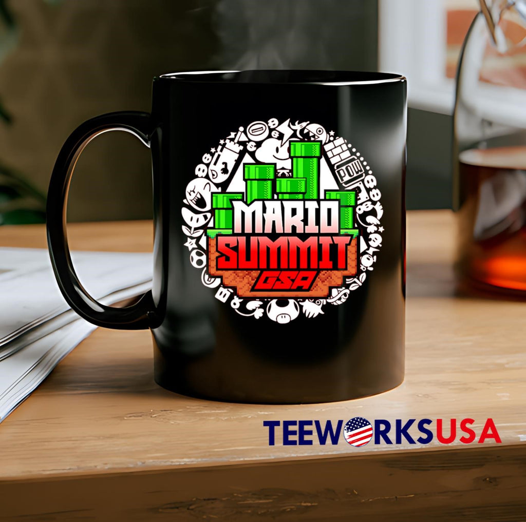 Mario Summit GSA logo - Adult & Kids T-Shirts, Sweatshirts & Hoodies apparel design preview 2