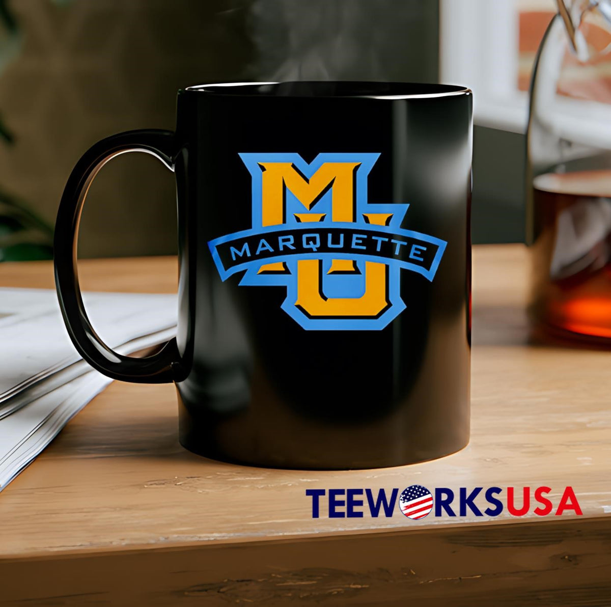 Marquette Golden Eagles Basketball Honoring logo - Adult & Kids T-Shirts, Sweatshirts & Hoodies apparel design preview 2