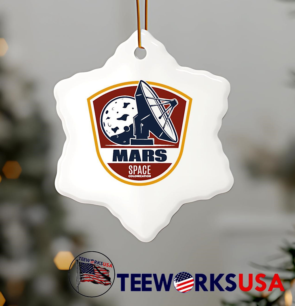 Mars Space Colonization logo - Adult & Kids T-Shirts, Sweatshirts & Hoodies apparel design preview 7