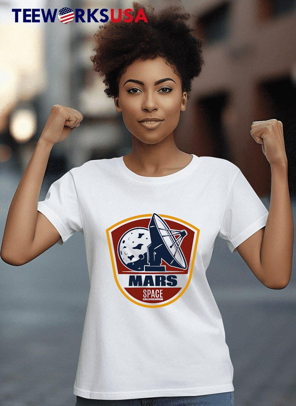 Mars Space Colonization logo - Adult & Kids T-Shirts, Sweatshirts & Hoodies apparel design preview 8
