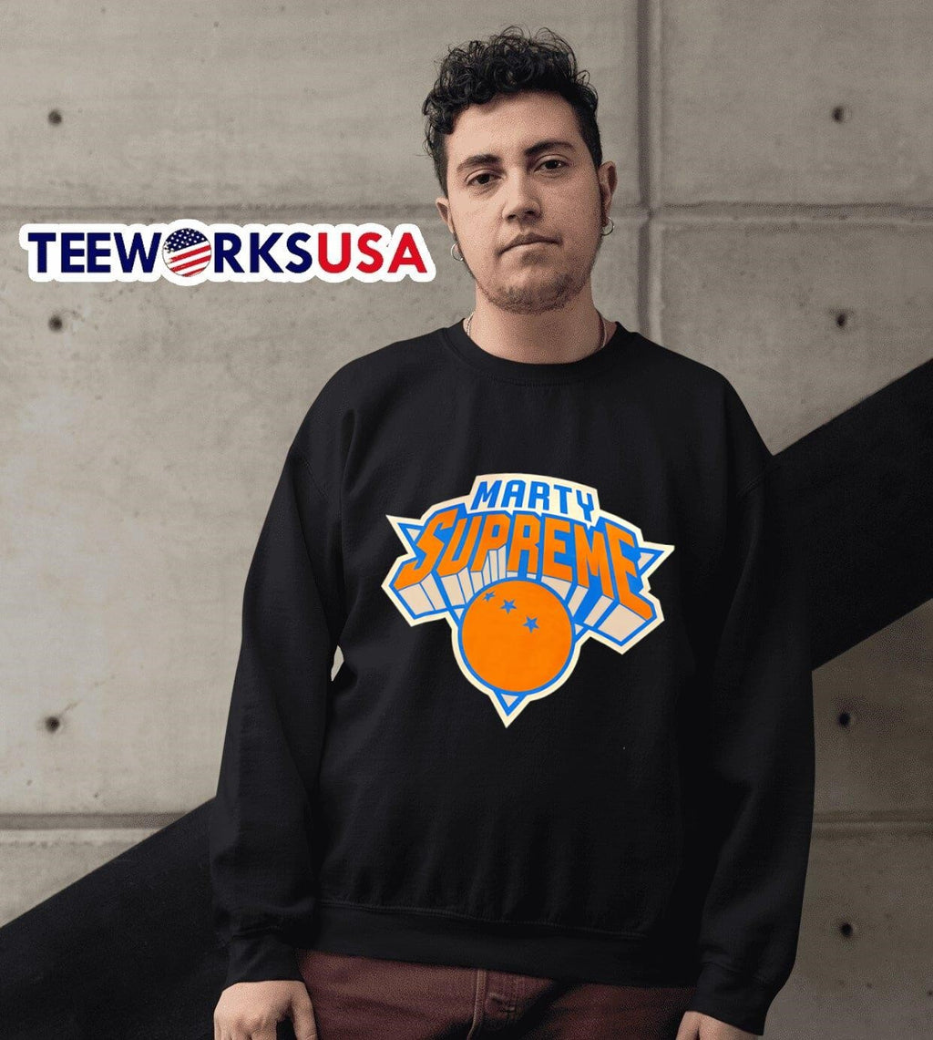 Marty Supreme New York Knicks - Adult & Kids T-Shirts, Sweatshirts & Hoodies apparel design preview 6