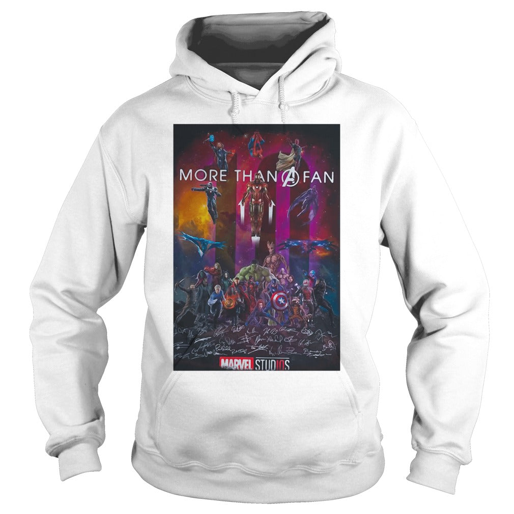 Marvel Avengers Endgame More Than A Fan - Adult & Kids T-Shirts, Sweatshirts & Hoodies apparel design preview 4