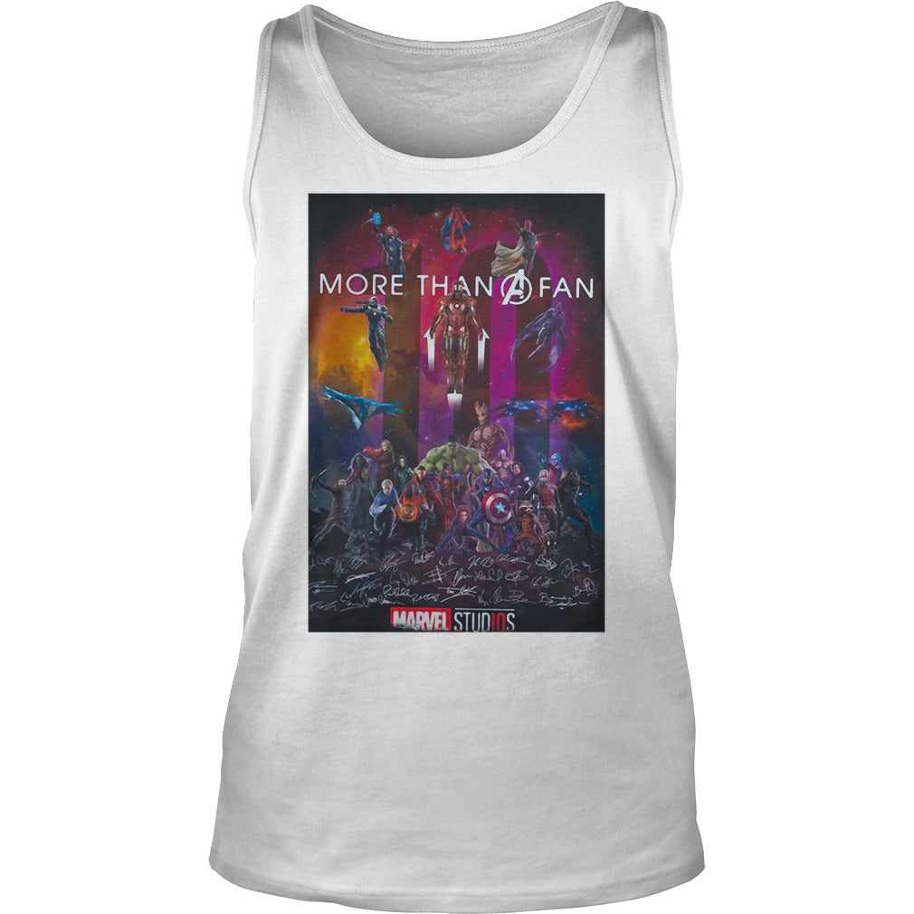 Marvel Avengers Endgame More Than A Fan - Adult & Kids T-Shirts, Sweatshirts & Hoodies apparel design preview 3