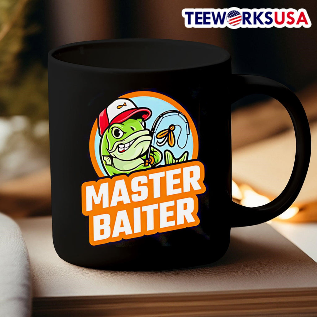Master Baiter Fishing Funny - Adult & Kids T-Shirts, Sweatshirts & Hoodies apparel design preview 3