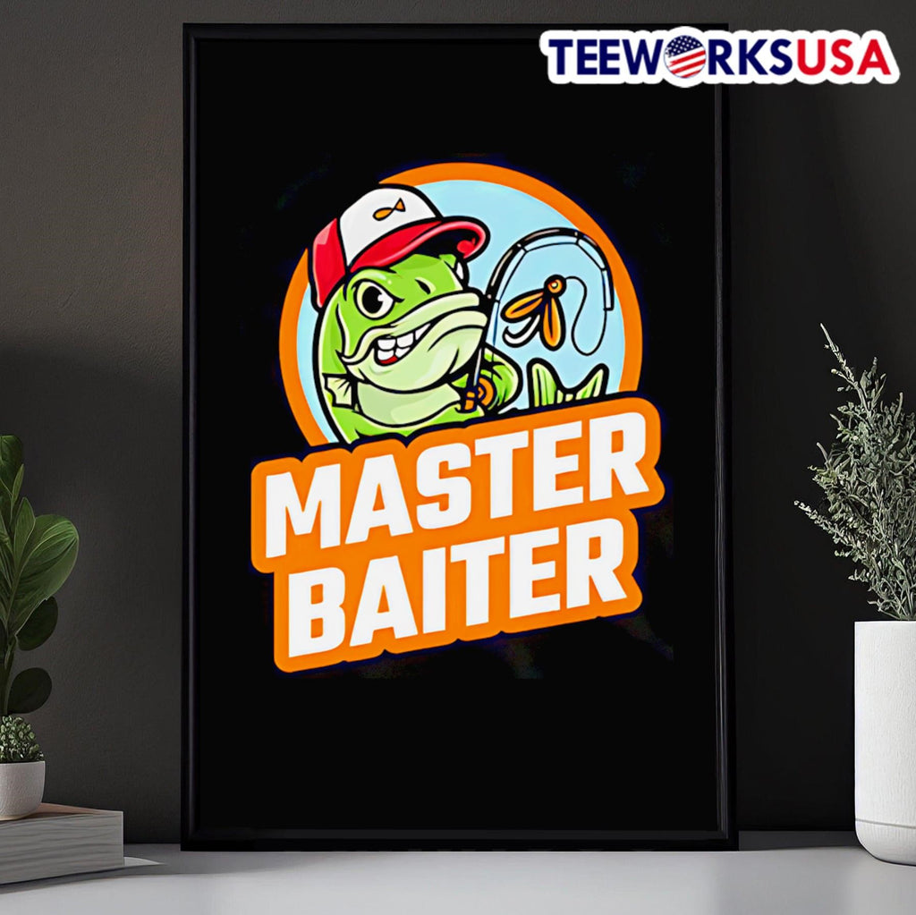 Master Baiter Fishing Funny - Adult & Kids T-Shirts, Sweatshirts & Hoodies apparel design preview 5