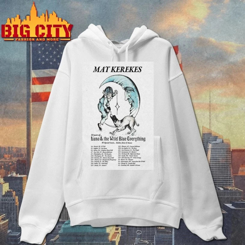 Mat Kerekes 10 Years Of Luna The Wild Blue Everything - Adult & Kids T-Shirts, Sweatshirts & Hoodies apparel design preview 2