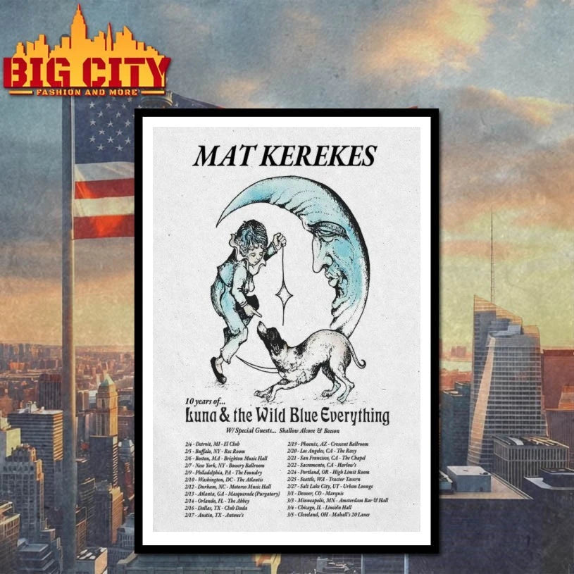 Mat Kerekes 10 Years Of Luna The Wild Blue Everything - Adult & Kids T-Shirts, Sweatshirts & Hoodies apparel design preview 4