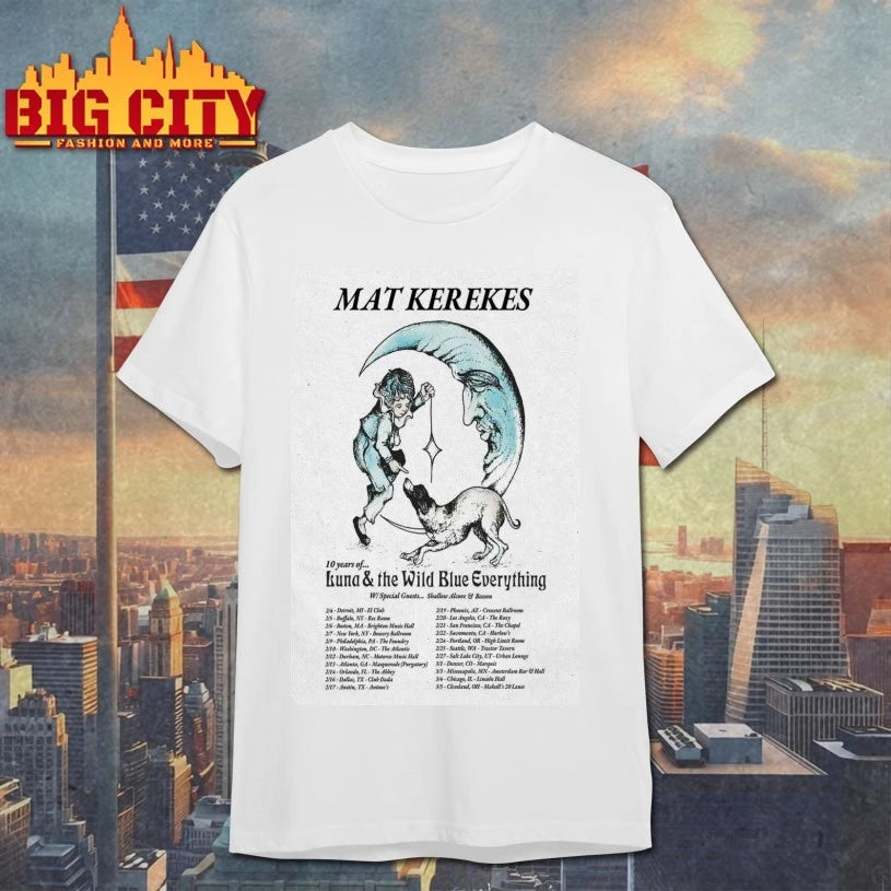 Mat Kerekes 10 Years Of Luna The Wild Blue Everything - Adult & Kids T-Shirts, Sweatshirts & Hoodies apparel design preview 1