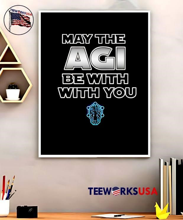 May The AGI Be With You - Adult & Kids T-Shirts, Sweatshirts & Hoodies apparel design preview 5