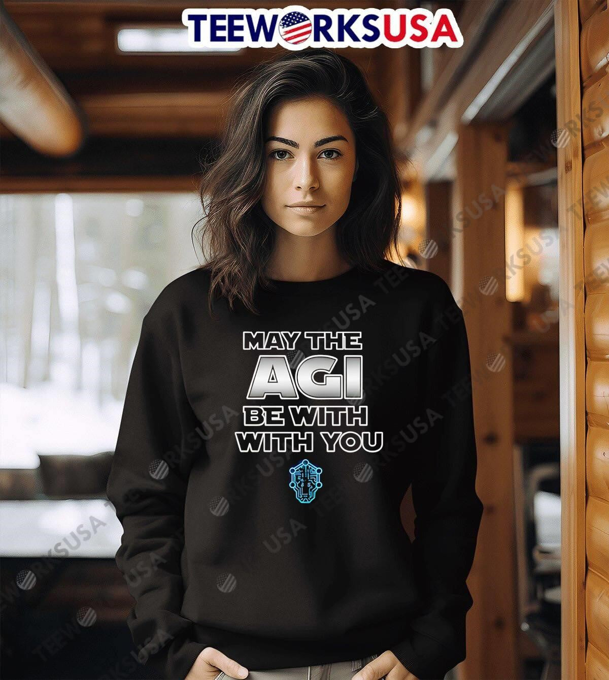 May The AGI Be With You - Adult & Kids T-Shirts, Sweatshirts & Hoodies apparel design preview 6