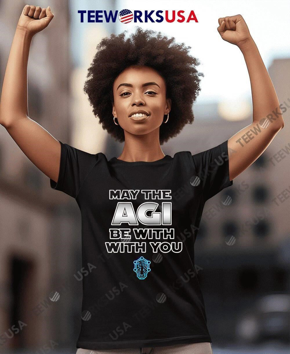 May The AGI Be With You - Adult & Kids T-Shirts, Sweatshirts & Hoodies apparel design preview 8