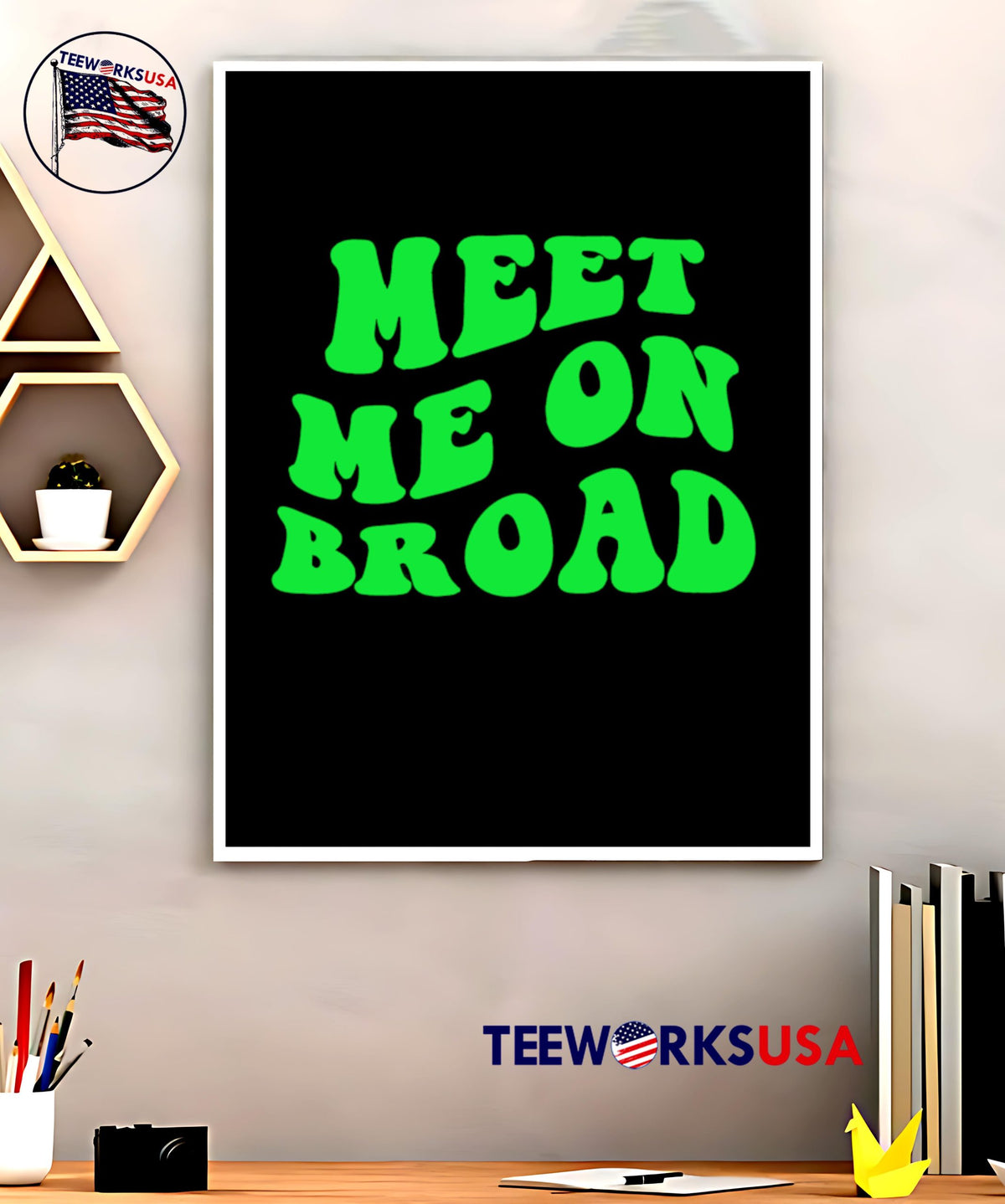 Meet Me On Broad - Adult & Kids T-Shirts, Sweatshirts & Hoodies apparel design preview 5