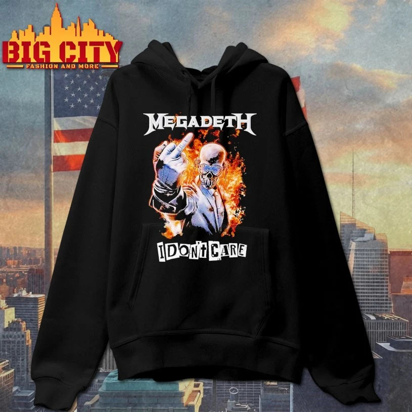 Megadeth fuck I Don't Care - Adult & Kids T-Shirts, Sweatshirts & Hoodies apparel design preview 2