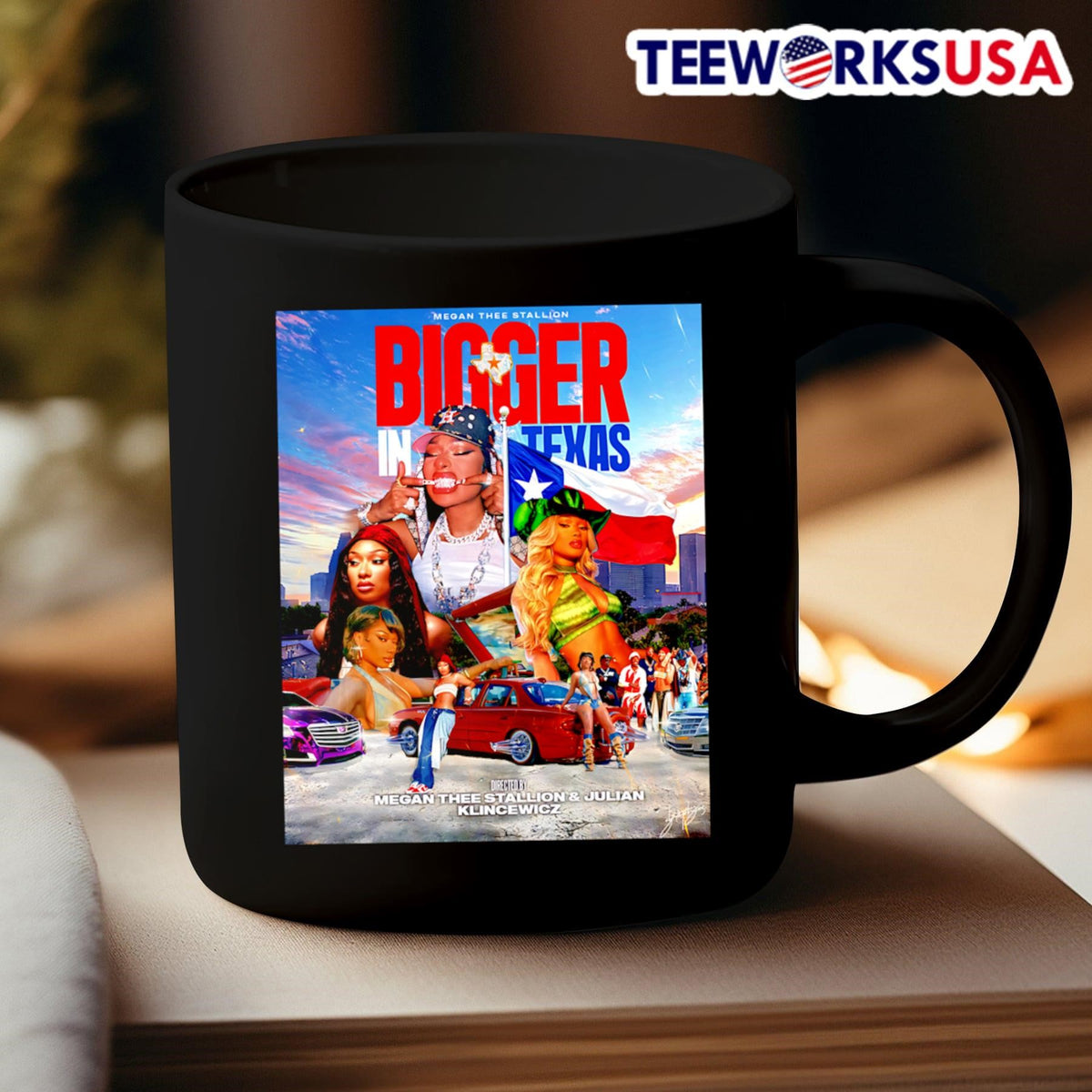 Megan Thee Stallion Bigger in Texas new poster - Adult & Kids T-Shirts, Sweatshirts & Hoodies apparel design preview 3