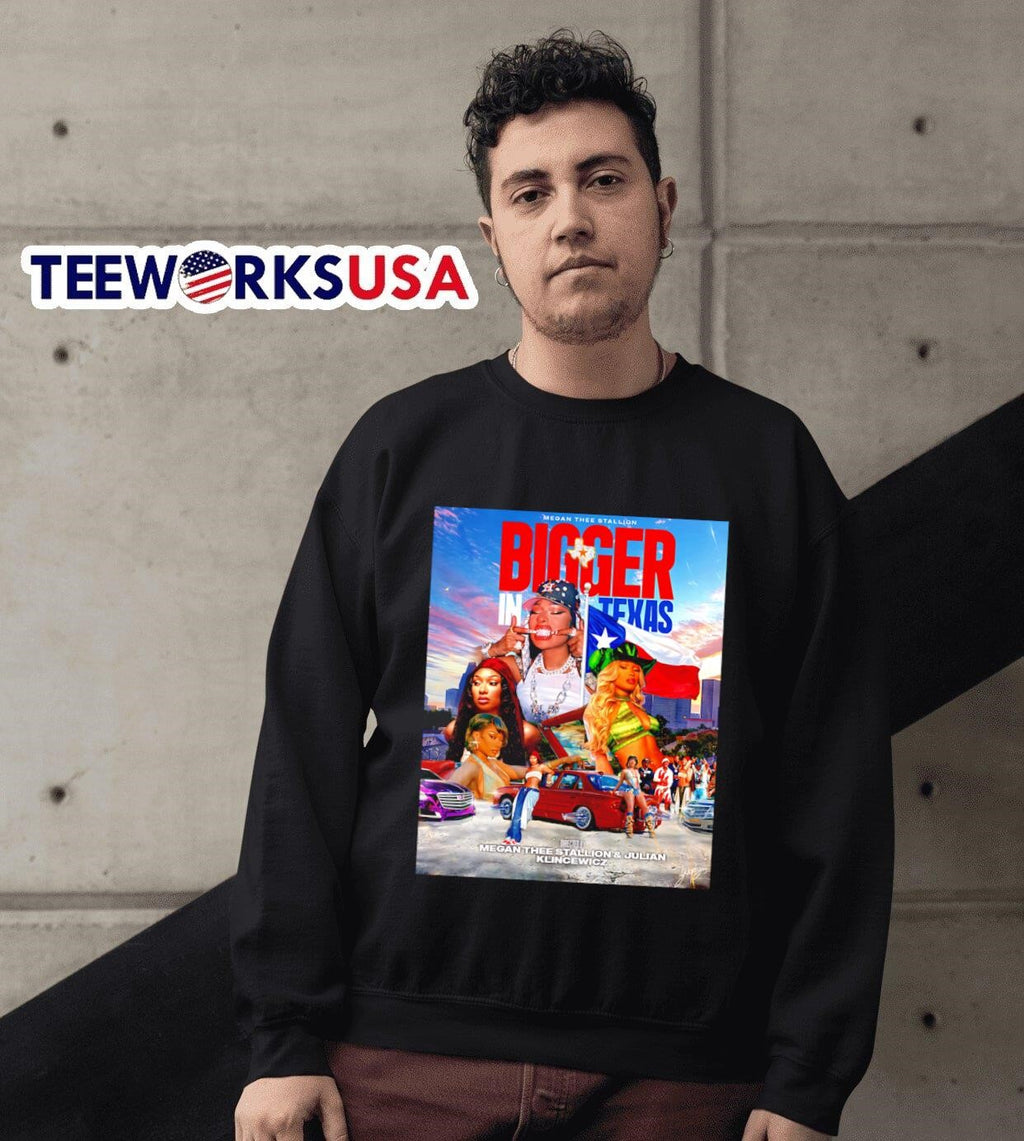 Megan Thee Stallion Bigger in Texas new poster - Adult & Kids T-Shirts, Sweatshirts & Hoodies apparel design preview 6
