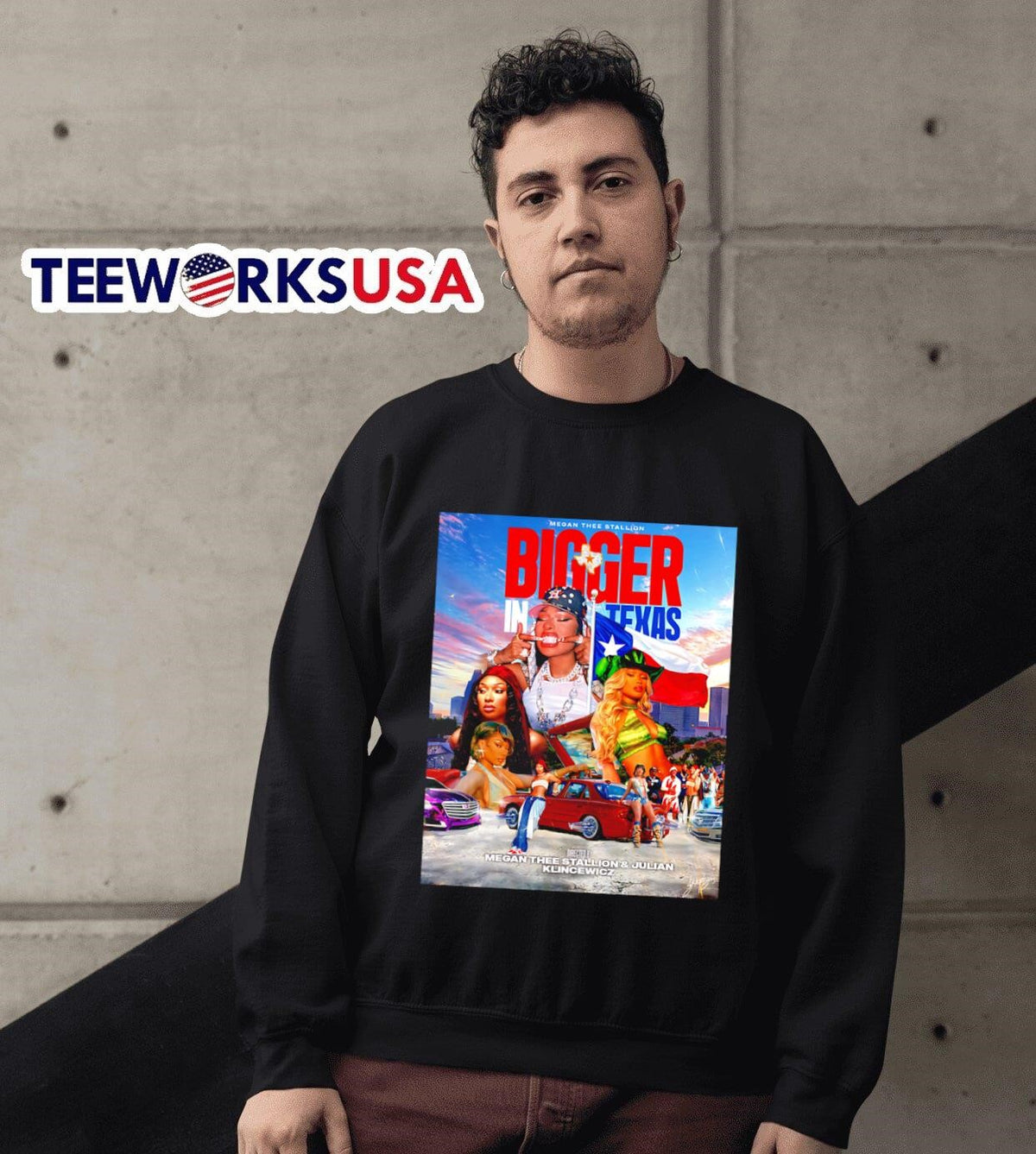 Megan Thee Stallion Bigger in Texas new poster - Adult & Kids T-Shirts, Sweatshirts & Hoodies apparel design preview 6