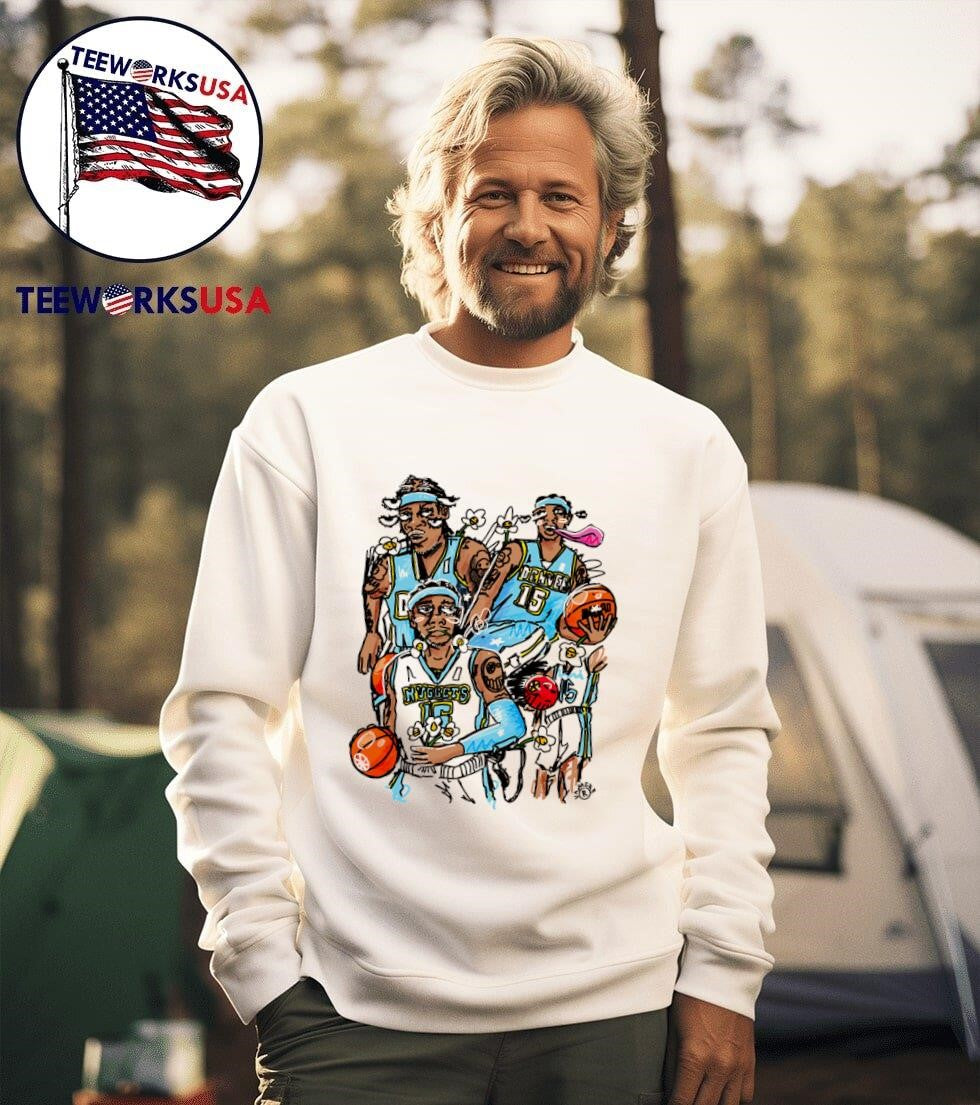 Melo Doodles Nuggets cartoon - Adult & Kids T-Shirts, Sweatshirts & Hoodies apparel design preview 3