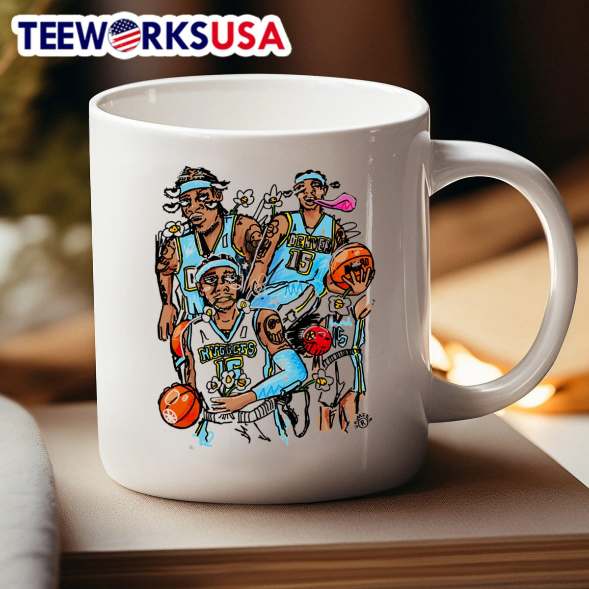 Melo Doodles Nuggets cartoon - Adult & Kids T-Shirts, Sweatshirts & Hoodies apparel design preview 4